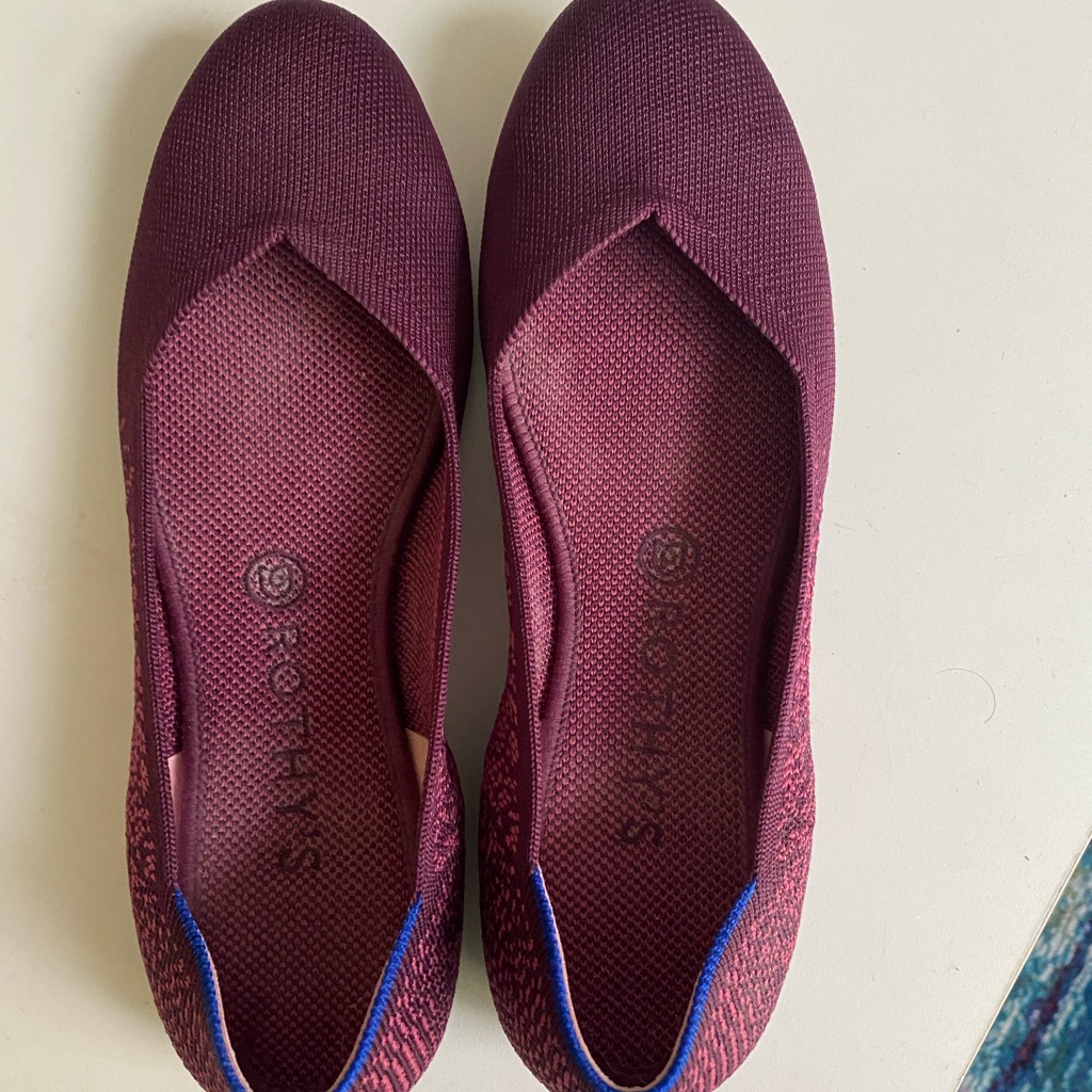Rothy’s Fig Python Flat Size 9.5